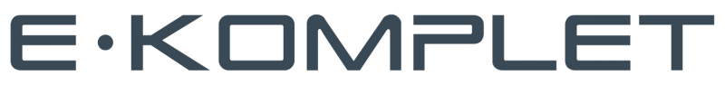 Logo E-Komplet blå