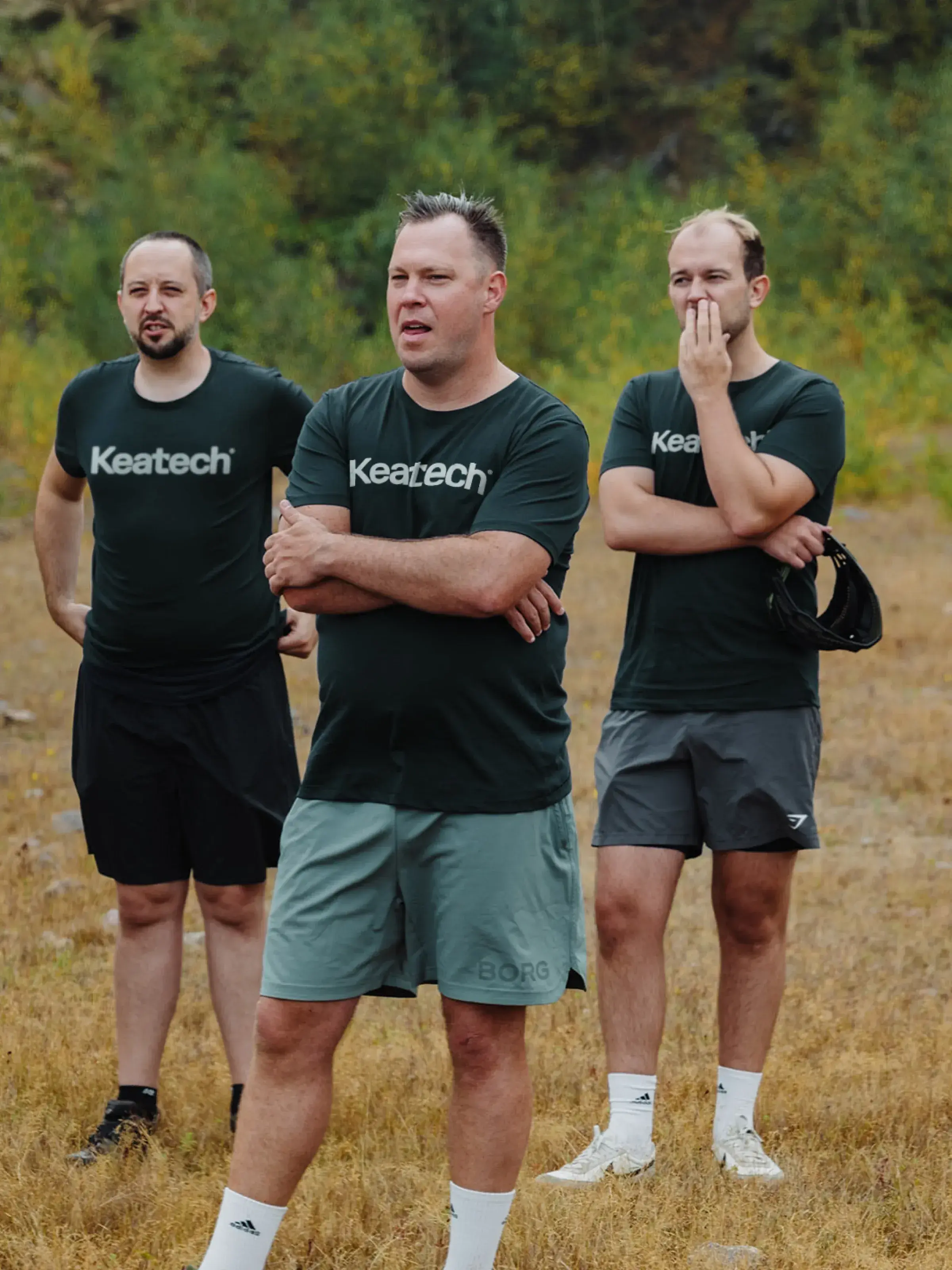 Keatech team members outdoors
