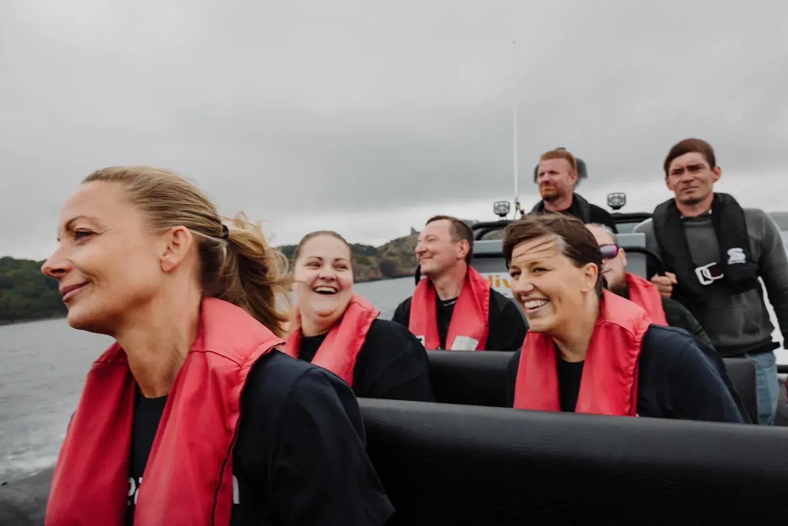 Keatech team speedboat trip on Bornholm