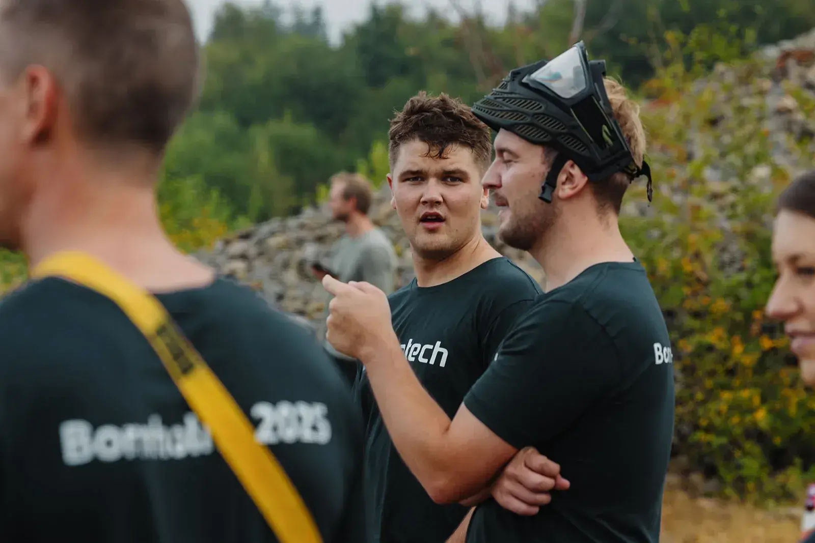 Keatech team paintball activity on Bornholm