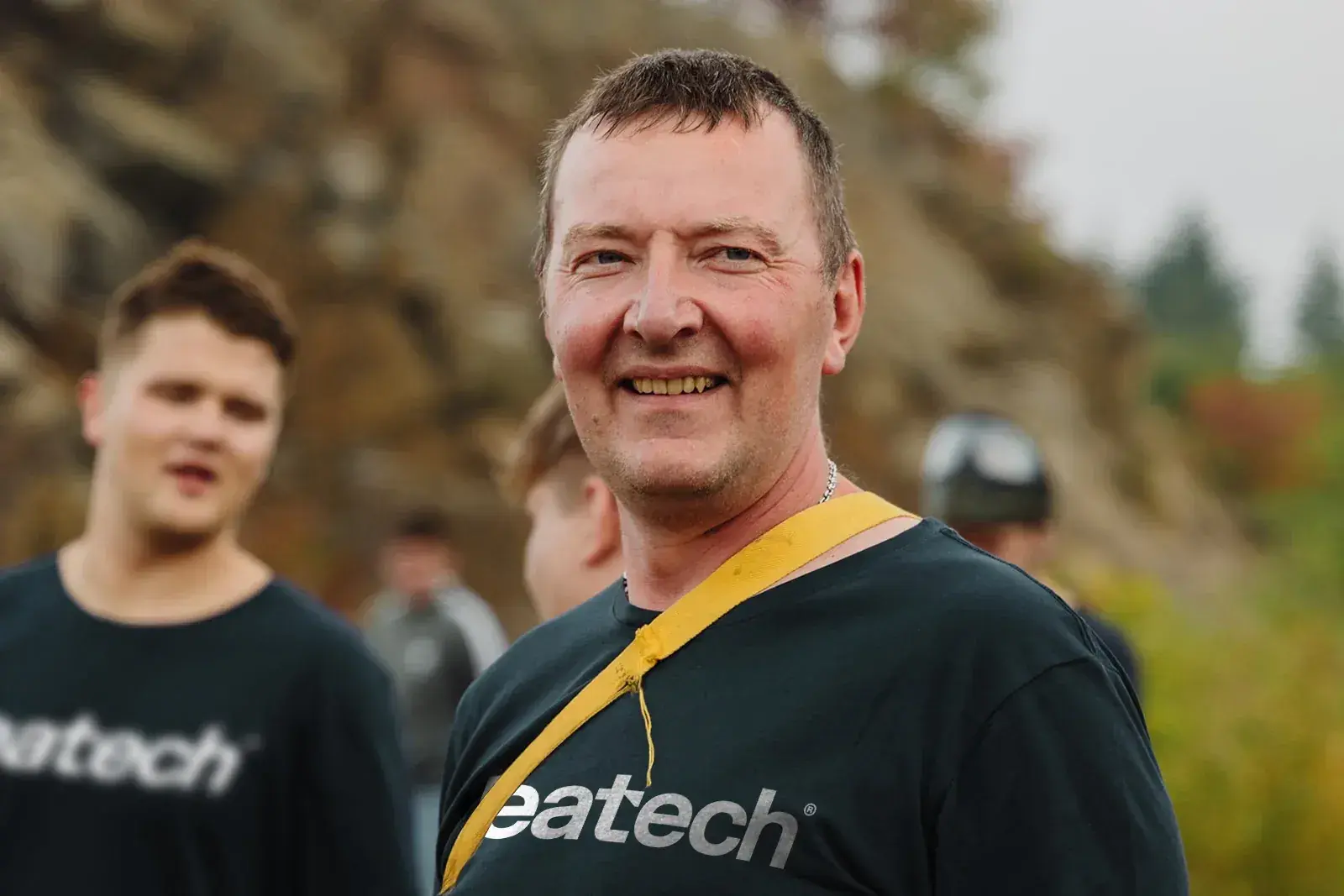 Keatech team member at outdoor activity