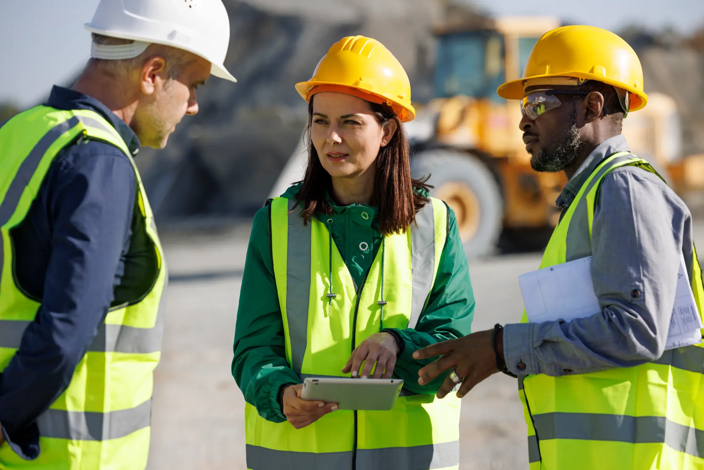 Heavy construction equipment and machinery
